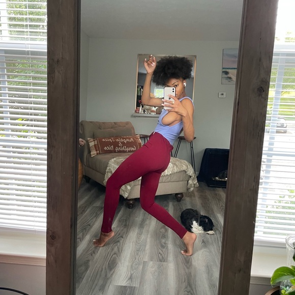 Burgundy Skinny Dress Pants For Any Occasion Double Zipped Extra Comfort - Picture 9 of 16